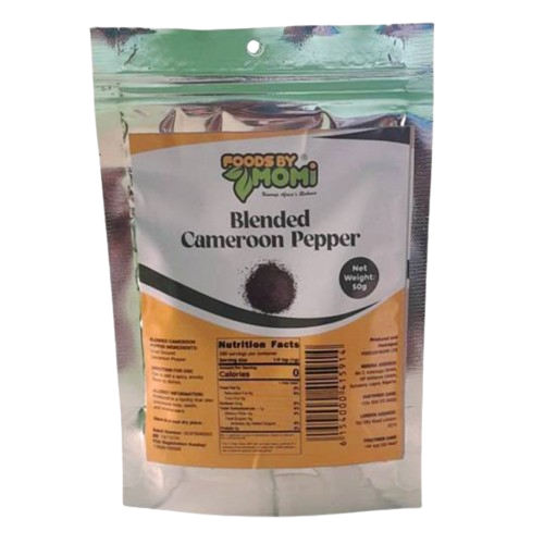 Cameroon Pepper Blended 50g x 24 Pieces -Foodsbymomi...